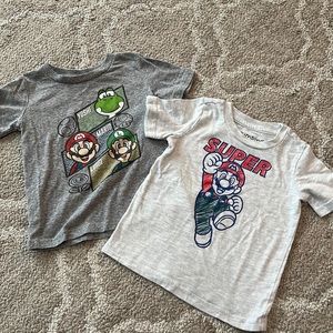 Jumping Beans Super Mario Toddler Shirt bundle